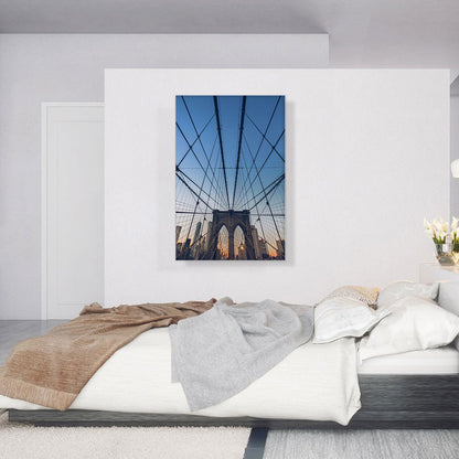 Geometry of Brooklyn Bridge New York