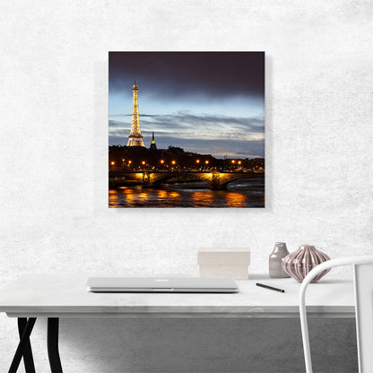 Eiffel Tower After Sunset