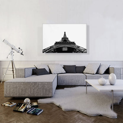 Ground View of the Eiffel Tower Paris France