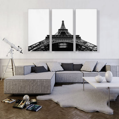 Ground View of the Eiffel Tower Paris France