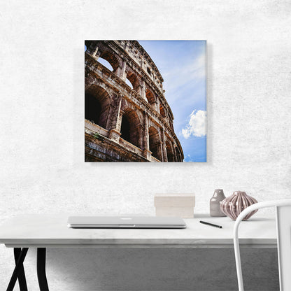 Colosseum Flavian Amphitheatre Rome Italy Square