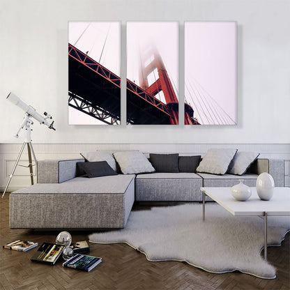 Fog on the Golden Gate Bridge San Francisco