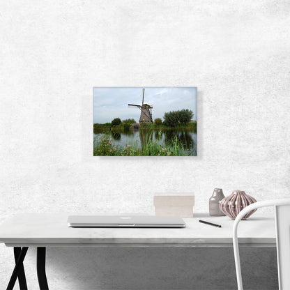 Netherlands, Windmill on a River