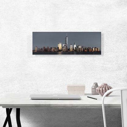 NYC Golden New York City Skyline Freedom Tower