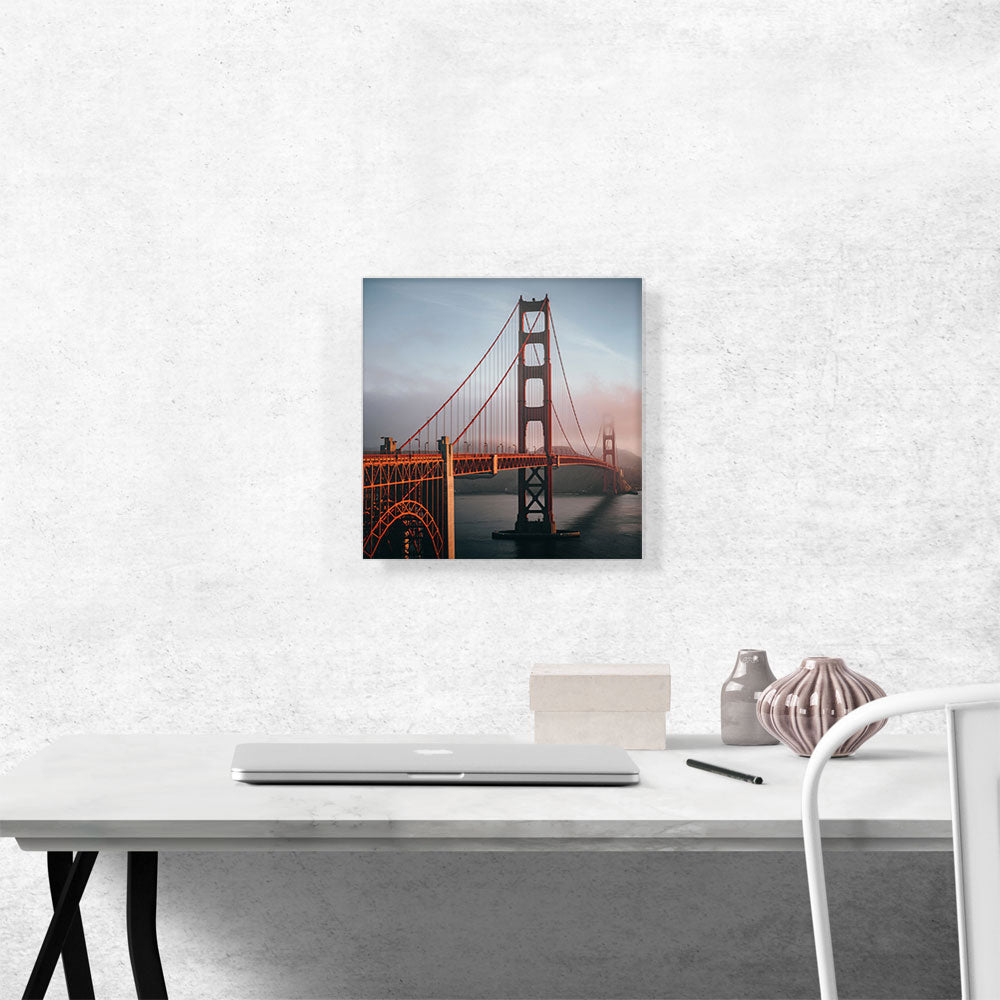San Francisco Golden Gate Bridge in Fog