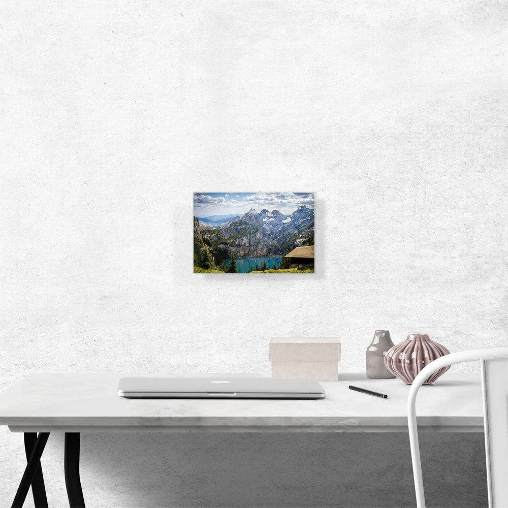 Mountains, Lake Bergsee, Switzerland