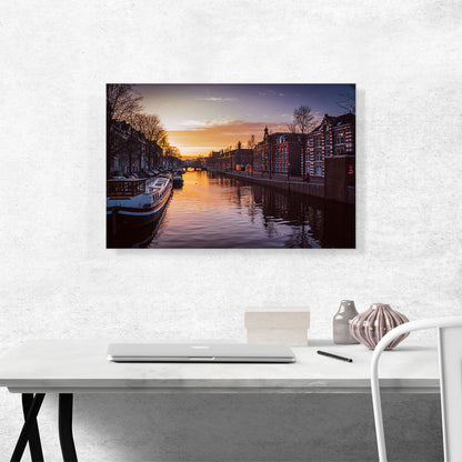 Canal in Amsterdam Netherlands