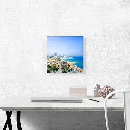 Barcelona, Spain - Beaches and Skyline Square