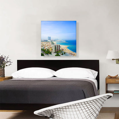 Barcelona, Spain - Beaches and Skyline Square