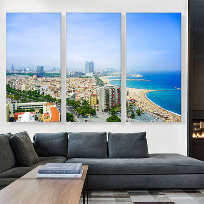 Barcelona, Spain - Beaches and Skyline