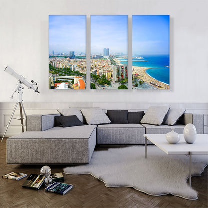 Barcelona, Spain - Beaches and Skyline