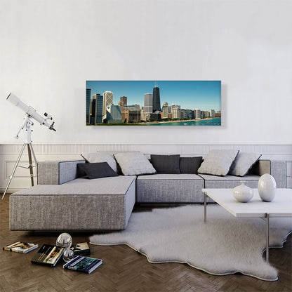 Chicago Lake Shore Skyline Panoramic