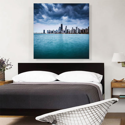 Chicago Skyline Lake Michigan
