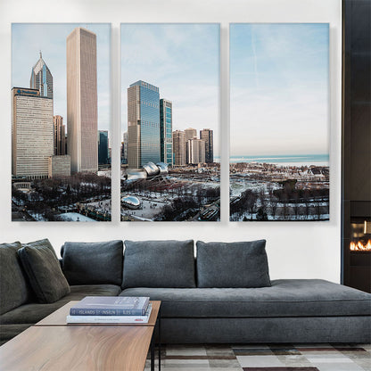 Chicago Skyline Winter