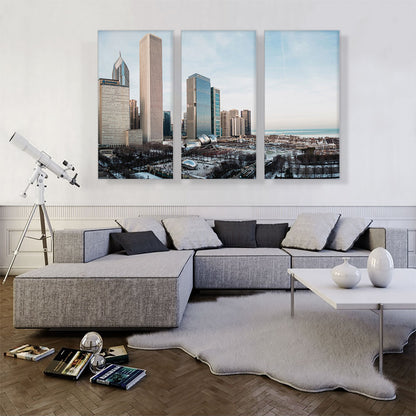 Chicago Skyline Winter