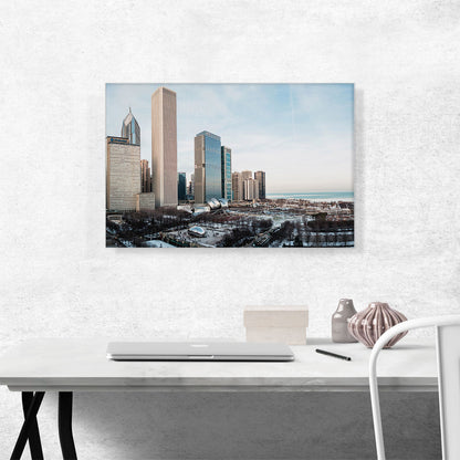 Chicago Skyline Winter