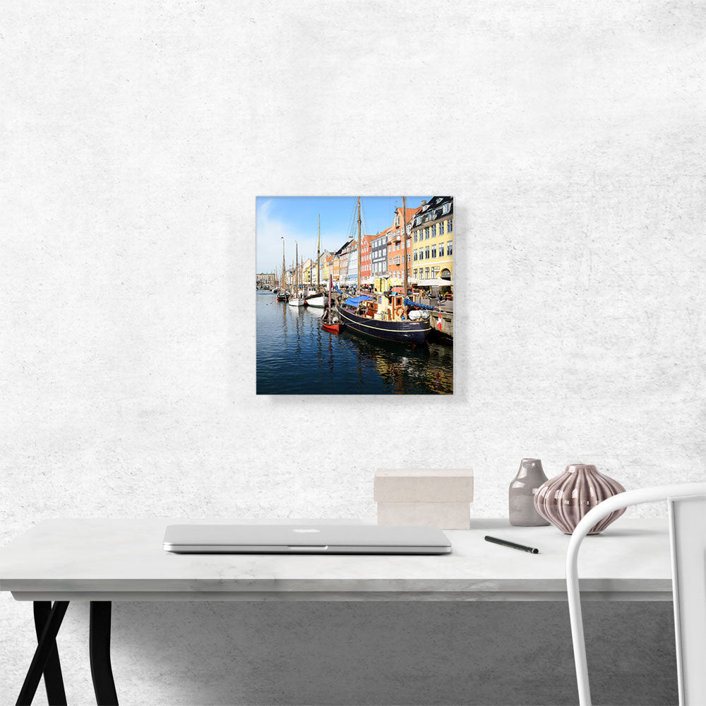 Copenhagen Denmark Nyhavn District Docks Square