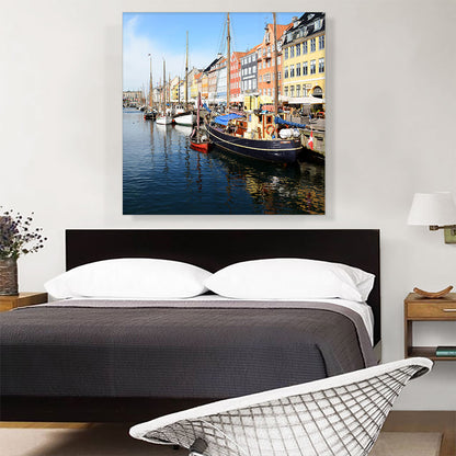 Copenhagen Denmark Nyhavn District Docks Square