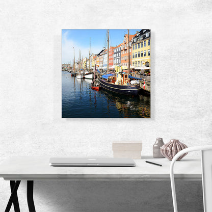 Copenhagen Denmark Nyhavn District Docks Square