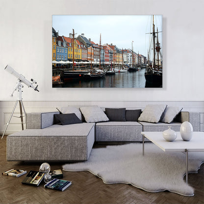 Copenhagen Denmark Nyhavn District Docks