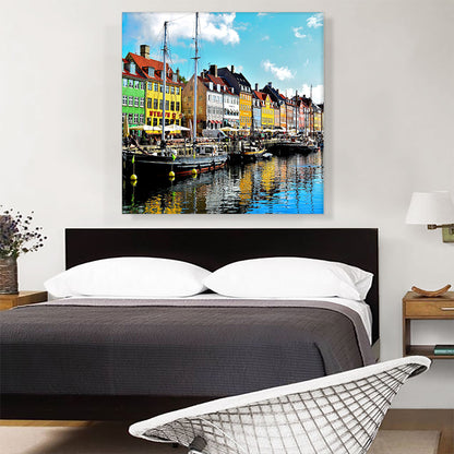 Copenhagen Denmark Nyhavn District Square