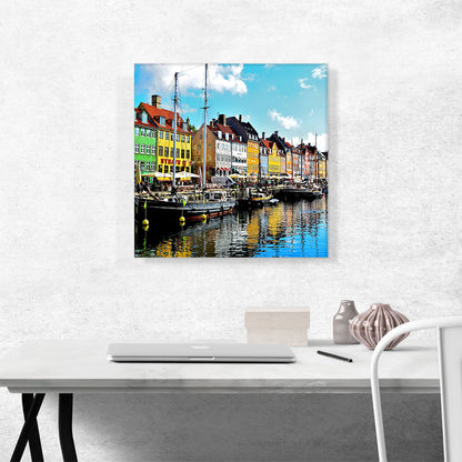 Copenhagen Denmark Nyhavn District Square