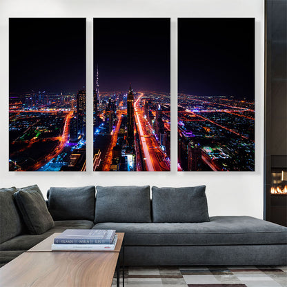Dubai United Arab Emirates Night View