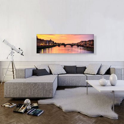 Florence Italy Bridge Skyline Panoramic
