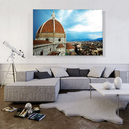 Florence Italy Santa Maria del Fiore Cathedral Close-up