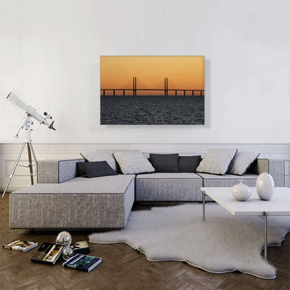 Oresund Bridge Connects Denmark and Sweden