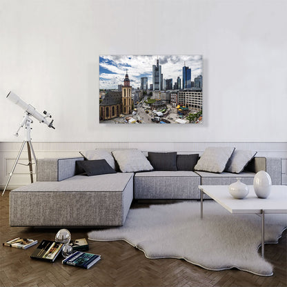 Frankfurt Germany Downtown Skyline
