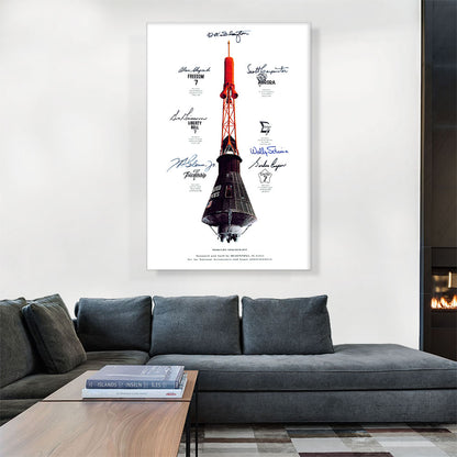 NASA Mercury Spacecraft Autographed by Astronauts