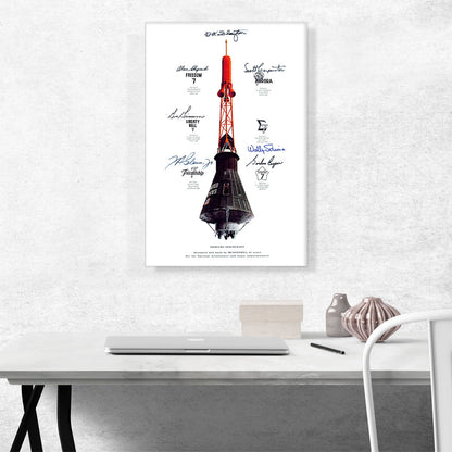 NASA Mercury Spacecraft Autographed by Astronauts