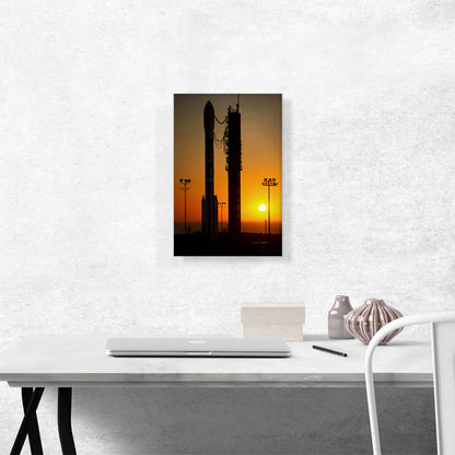 NASA Rocket Launch Pad Sunset