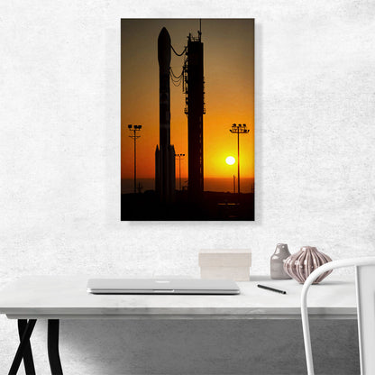 NASA Rocket Launch Pad Sunset