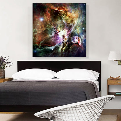 Colorful Orion Nebula Hubble Telescope NASA Photograph