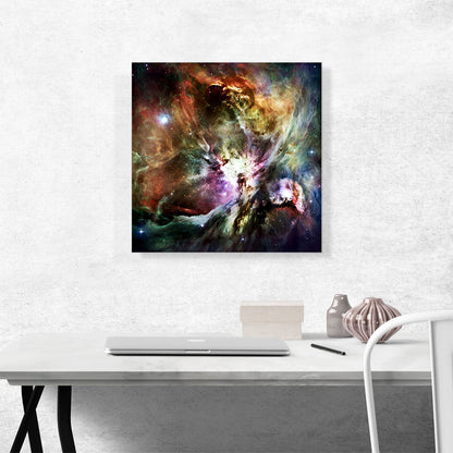 Colorful Orion Nebula Hubble Telescope NASA Photograph
