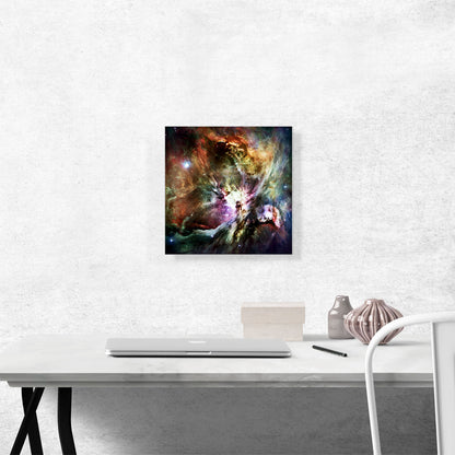 Colorful Orion Nebula Hubble Telescope NASA Photograph