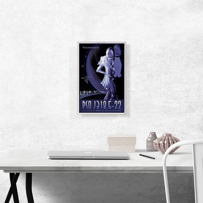 PSO J318.5-22 Rogue Planet with No Star Where Nightlife Never Ends NASA Poster