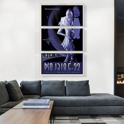 PSO J318.5-22 Rogue Planet with No Star Where Nightlife Never Ends NASA Poster