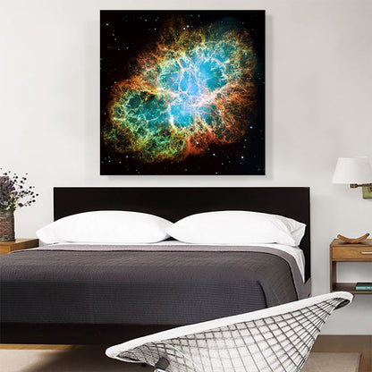 Crab Nebula Vivid Detail Hubble Telescope NASA Photograph