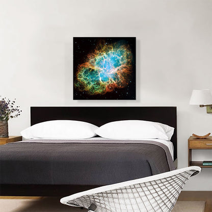 Crab Nebula Vivid Detail Hubble Telescope NASA Photograph