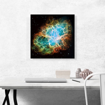 Crab Nebula Vivid Detail Hubble Telescope NASA Photograph