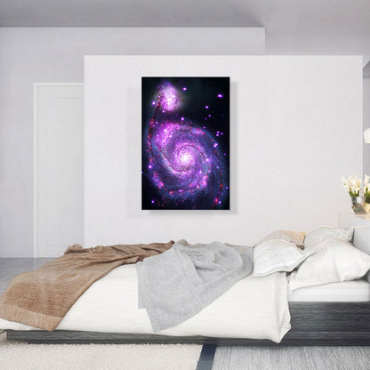 Spiral Whirlpool Galaxy Hubble Telescope NASA Photograph