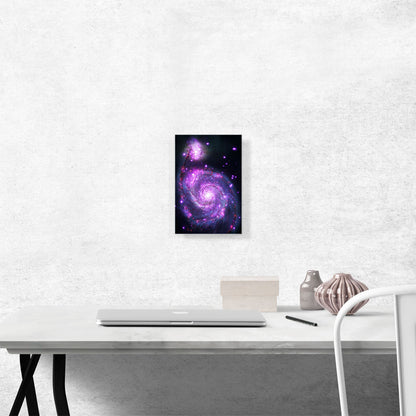 Spiral Whirlpool Galaxy Hubble Telescope NASA Photograph