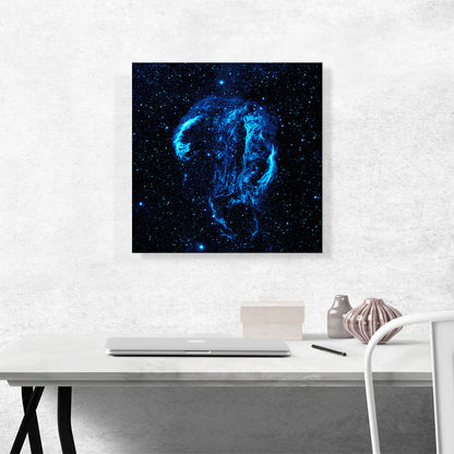 Cygnus Loop Nebula Hubble Telescope NASA Photograph