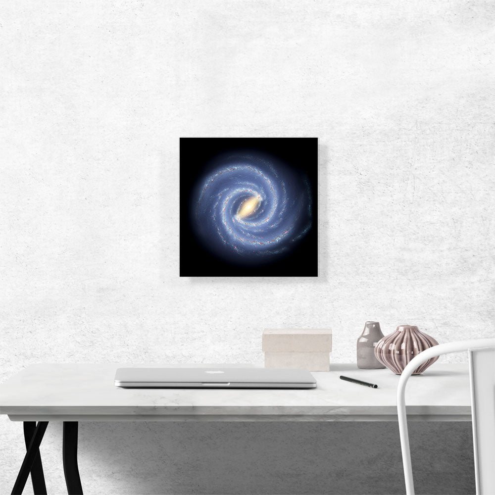 Symphony Spiral Galaxy in Blue