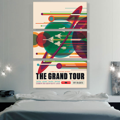 The Grand Tour Once In A Lifetime Getaway on the Voyager NASA Poster