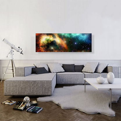 Universe in Red and Blue Panoramic Hubble Telescope