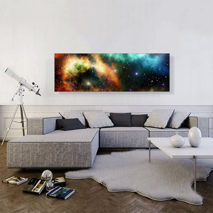 Universe in Red and Blue Panoramic Hubble Telescope